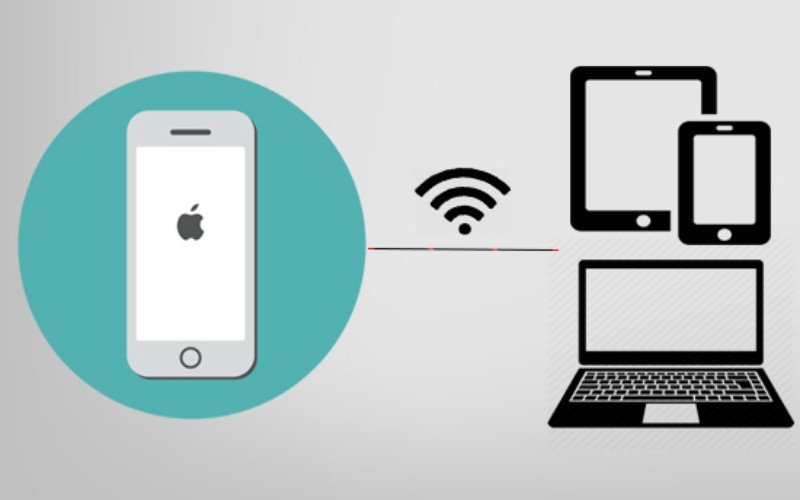 Điều kiện để phát wifi từ iPhone sang laptop