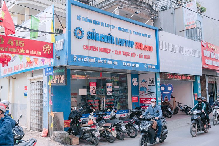 Đội ngũ kỹ thuật viên chuyên nghiệp khắc phục lỗi laptop tại Hà Nội