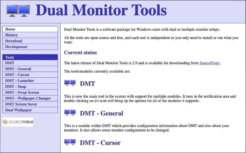Dual Monitor Tools giúp quản lý thiết lập màn hình kép