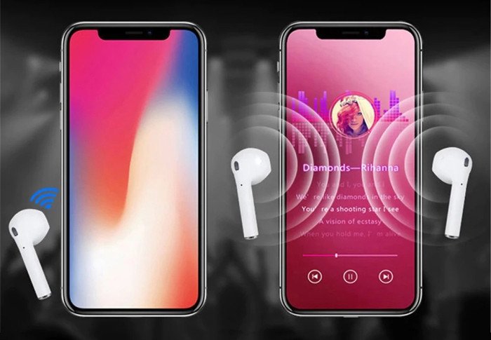Dung lượng pin của tai nghe bluetooth i12 TWS