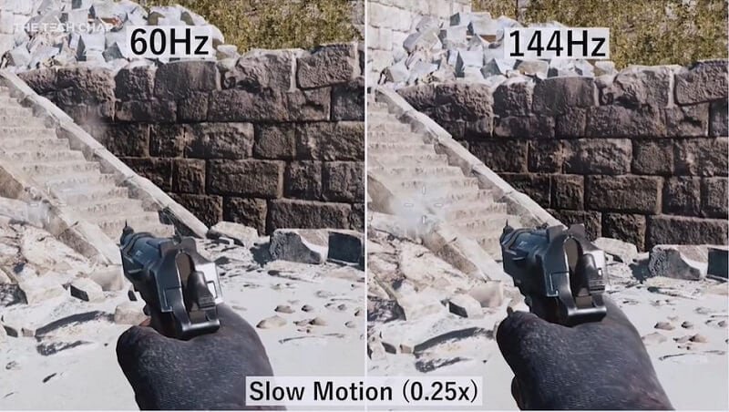 Game thủ trải nghiệm mượt mà nhờ tần số quét cao sau khi tìm hiểu cách tăng Hz cho laptop