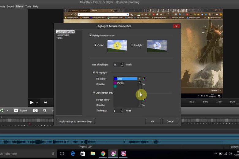 Ghi hình chất lượng cao với FlashBack Express trên Windows 7