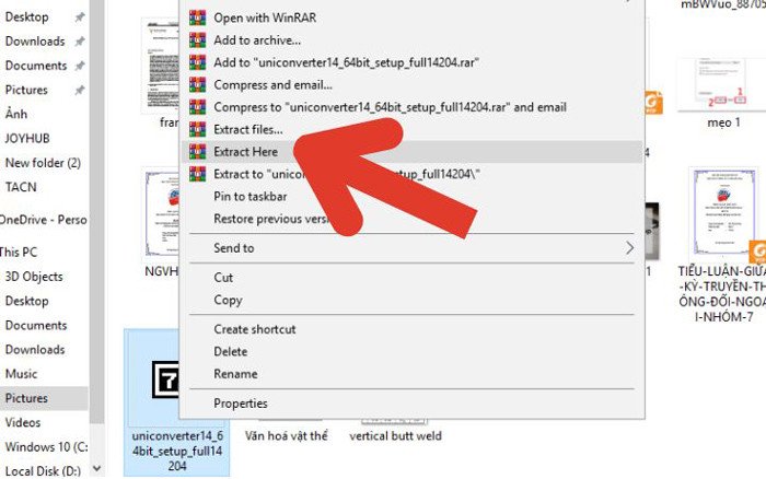 Giải nén file Monitor Energy Saver để sử dụng lệnh tắt màn hình laptop