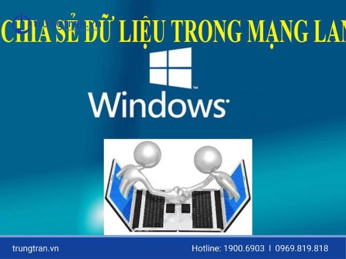 Giao diện chia sẻ máy in trong cài đặt Windows trên laptop Dell