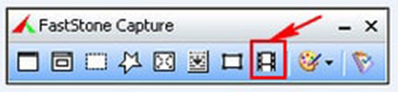 Giao diện chính của FastStone Capture, nơi người dùng chọn chế độ ghi màn hình laptop Windows 10