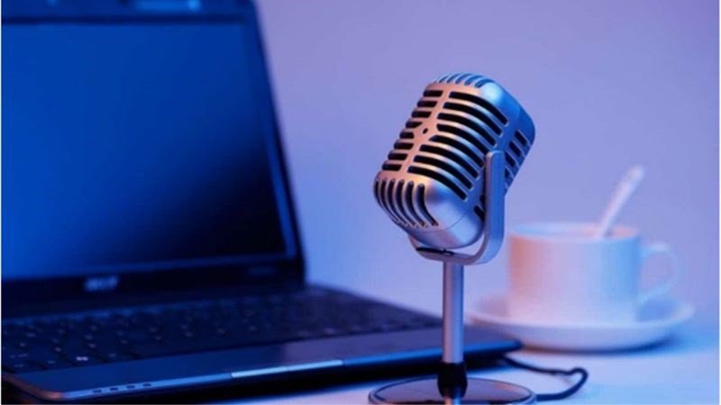 Giao diện chính của ứng dụng Voice Recorder trên Windows 11 để ghi âm