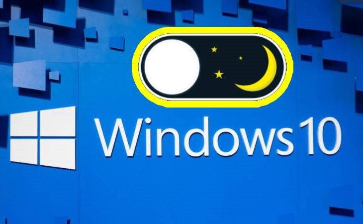 Giao diện Dark Mode hiển thị trên màn hình laptop với nền tối và chữ sáng