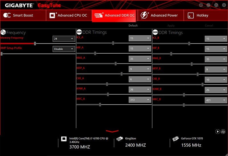 Giao diện EasyTune quản lý hiệu suất và làm mát CPU