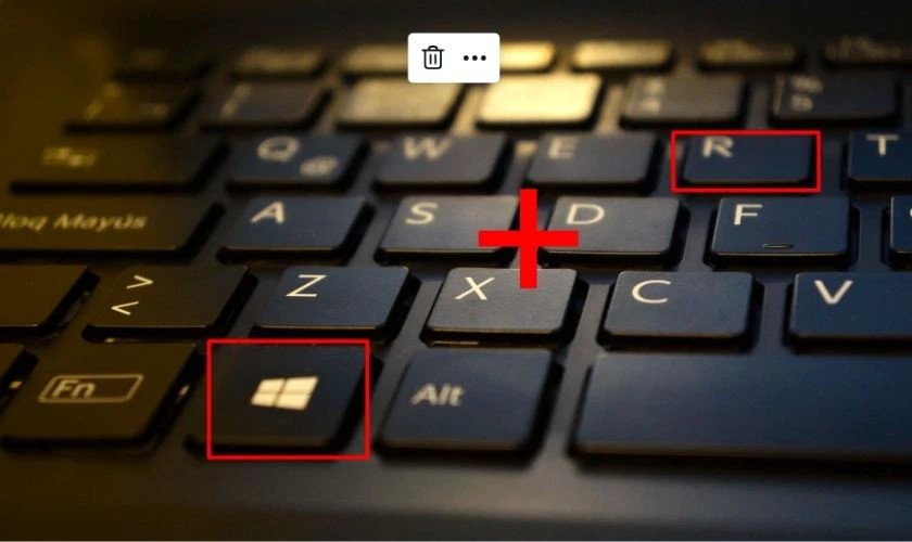 Giao diện hộp thoại Run để thực hiện Clean Boot trên máy tính