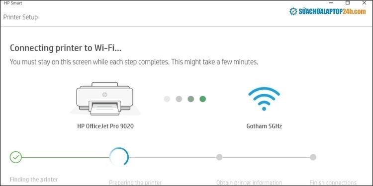 Giao diện HP Smart