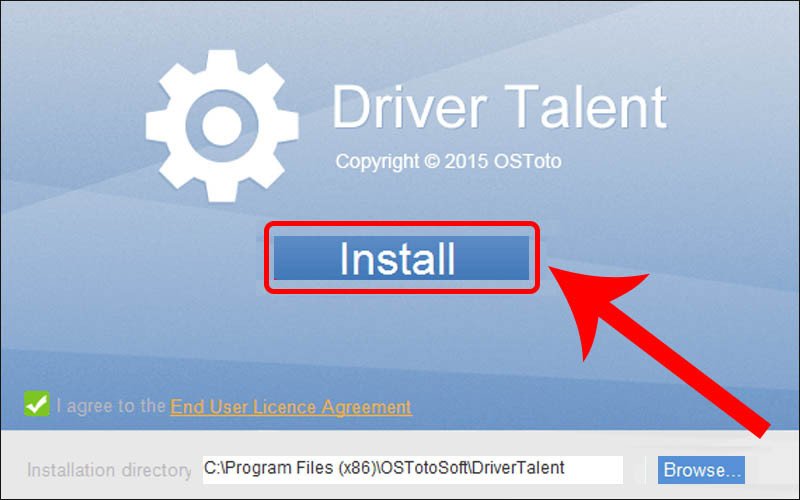 Giao diện phần mềm Driver Talent