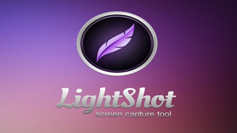Giao diện phần mềm Lightshot chụp ảnh màn hình