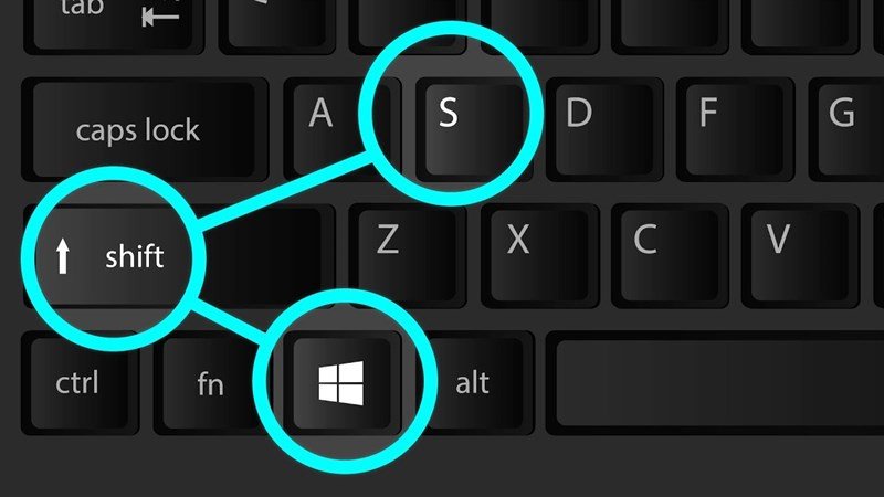 Giao diện thanh công cụ Snip &amp; Sketch khi sử dụng tổ hợp phím Windows + Shift + S để chụp màn hình Win 10.