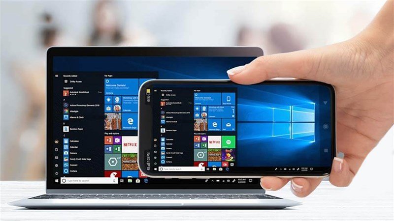 Giao diện thiết lập Chrome Remote Desktop trên laptop