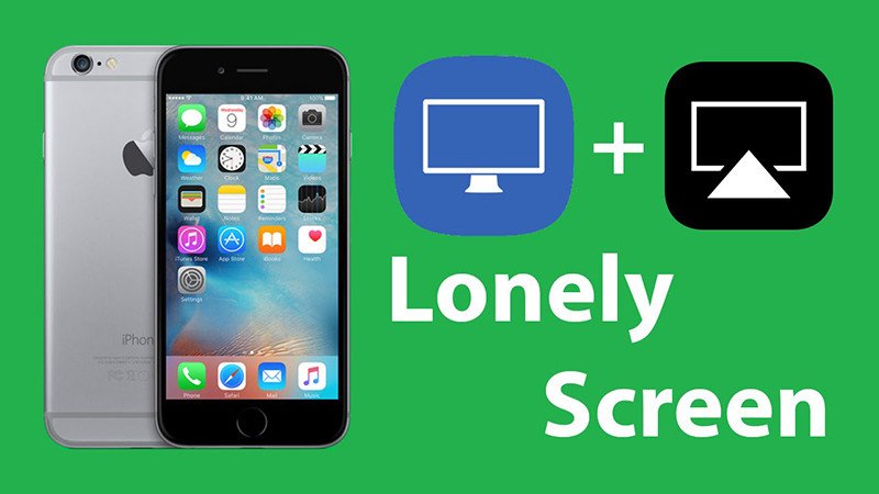 Giao diện ứng dụng LonelyScreen giúp chiếu màn hình điện thoại iPhone lên laptop Windows