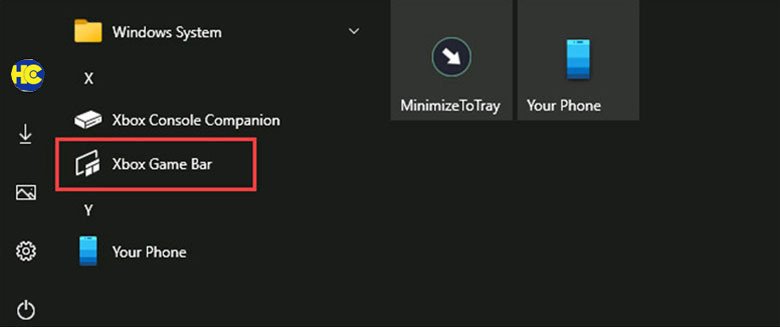 Giao diện Xbox Game Bar trên Windows 10 cho phép chụp ảnh màn hình laptop Dell Vostro