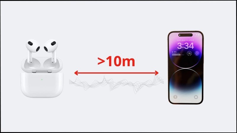 Giữ khoảng cách kết nối tối ưu để tránh tai nghe Bluetooth bị gián đoạn tín hiệu