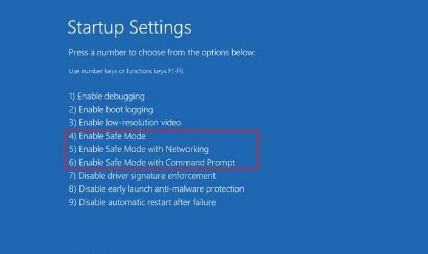 Gỡ bỏ phần mềm gây xung đột khi laptop vào Safe Mode
