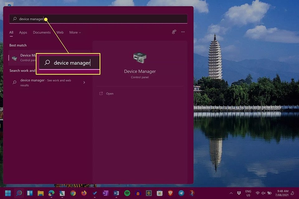Gỡ cài đặt driver bàn phím