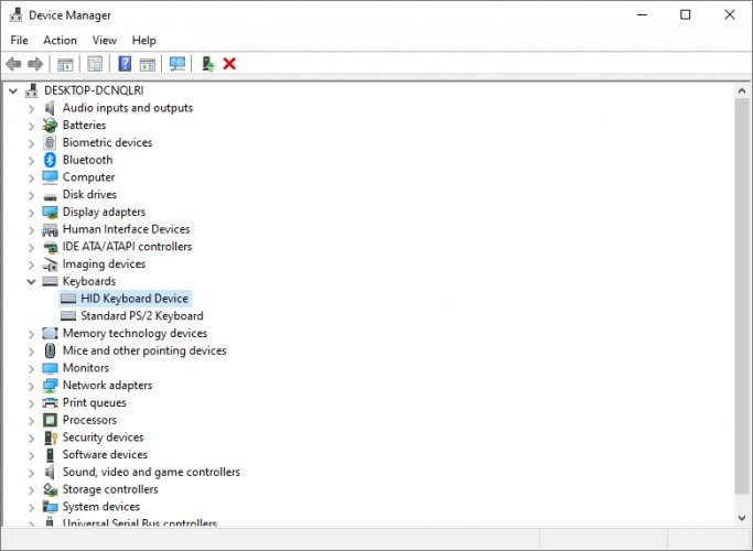 Gỡ cài đặt driver để khắc phục lỗi bàn phím laptop tự gõ