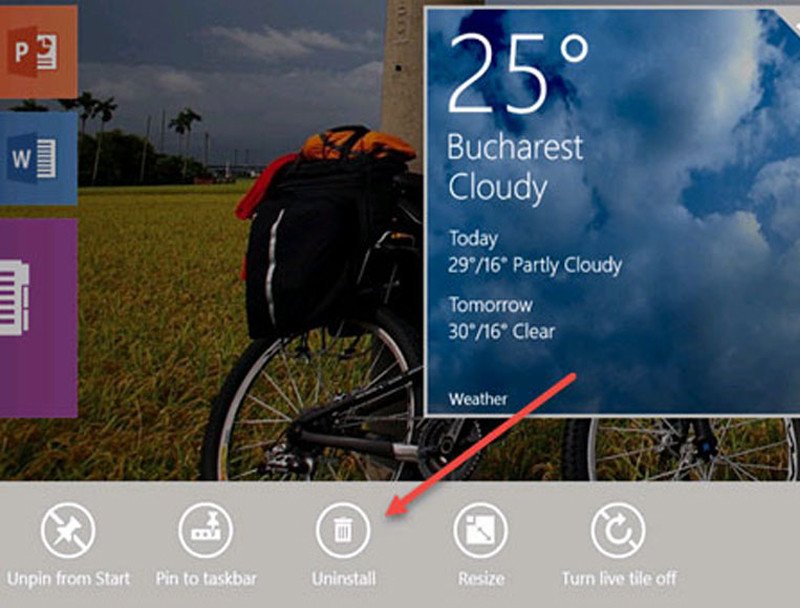 Gỡ ứng dụng từ Start Menu hoặc Microsoft Store