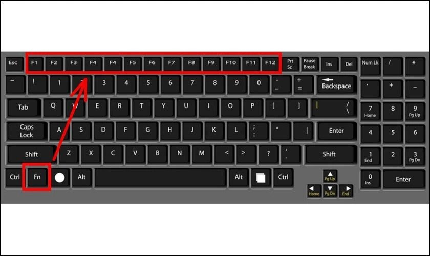 Hầu hết các dòng laptop đều có phím tắt để bật lại touchpad nếu bị khóa