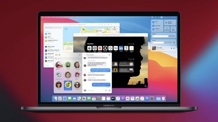 Hệ điều hành macOS độc quyền trên MacBook với giao diện trực quan