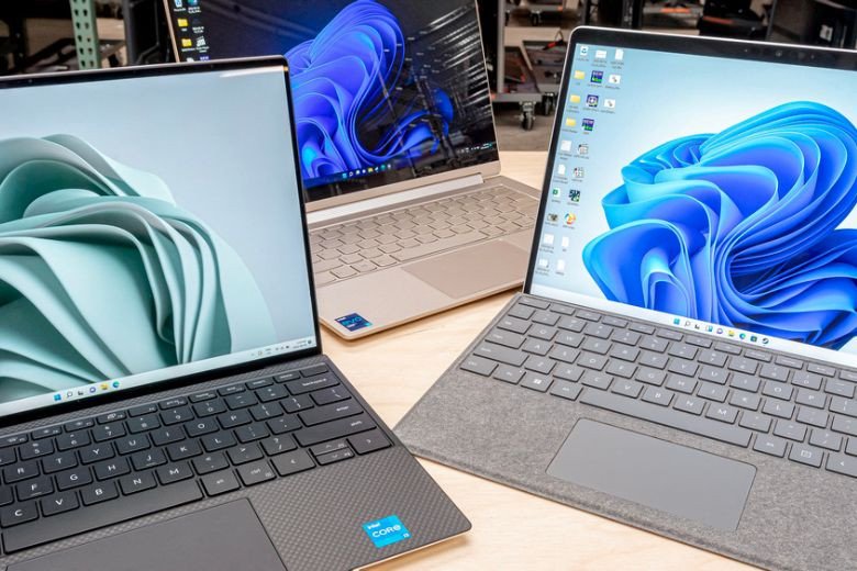 Hệ điều hành Windows trên laptop, cung cấp đa dạng ứng dụng cho sinh viên