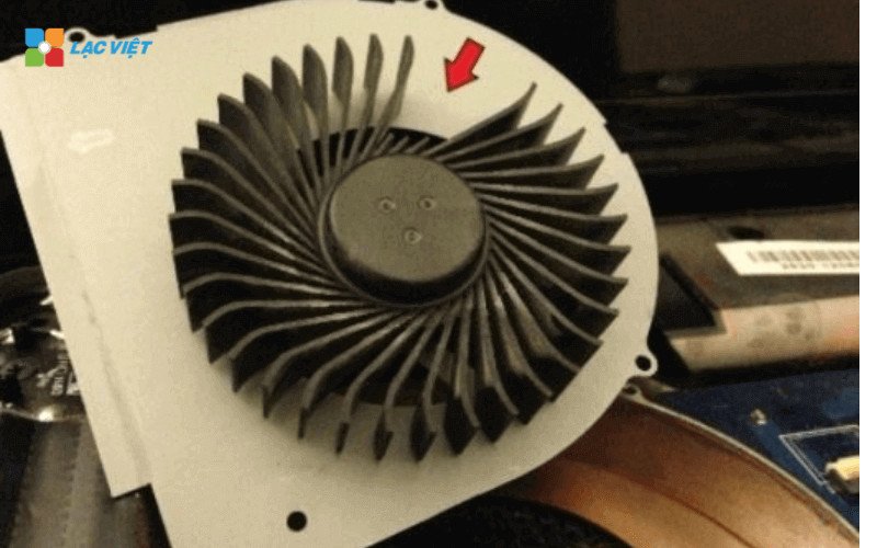 Hệ thống quạt tản nhiệt khí trên laptop Dell