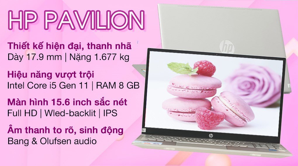 Hiệu năng mạnh mẽ của **laptop HP Pavilion 15 inch** cho công việc và giải trí