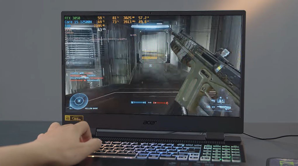 Hiệu suất chơi game Halo Infinite trên laptop gaming Acer Nitro 5 Tiger
