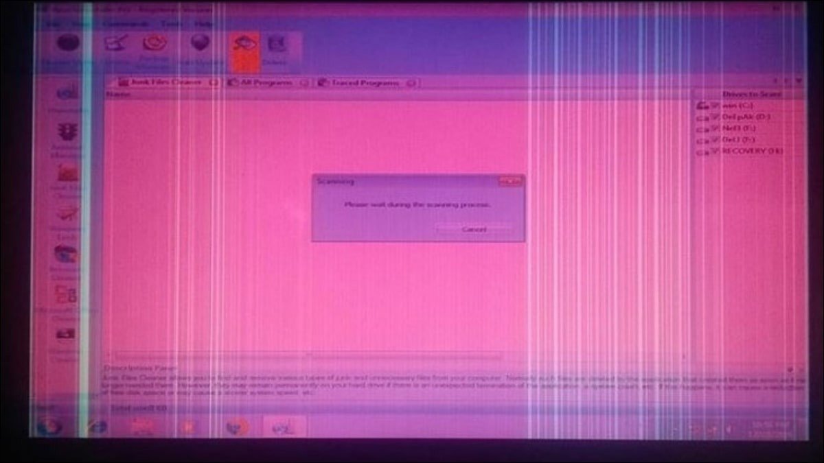 Hình ảnh bị nhiễu, nhấp nháy, hoặc hiển thị màu sắc lạ