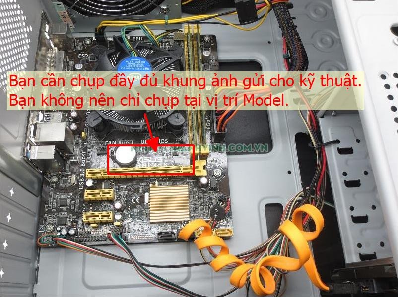 Hình ảnh bo mạch chủ (Mainboard) của máy tính để bàn PC