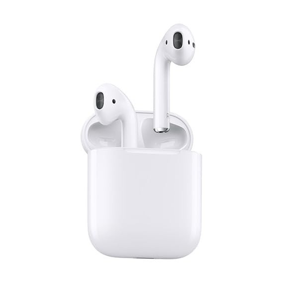 Hình ảnh chiếc Apple Airpods đang đặt trong hộp sạc, biểu tượng của sự tiện lợi và hiện đại