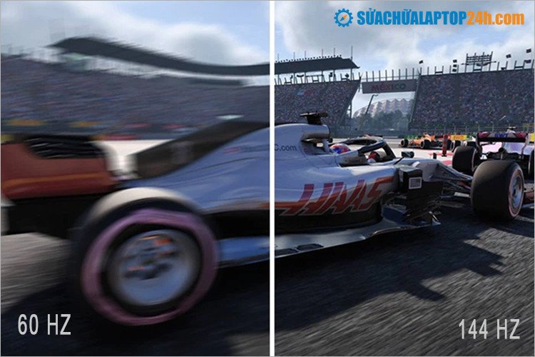 Hình ảnh hiển thị mượt mà với tần số quét cao