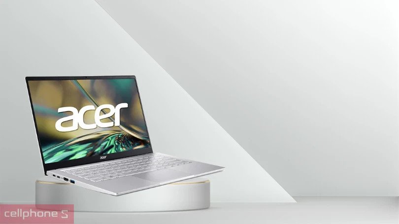 Hình ảnh Laptop Acer Swift 3 SF314-512-56QN NX.K0FSV.002 hiển thị thiết kế mỏng nhẹ tiện lợi