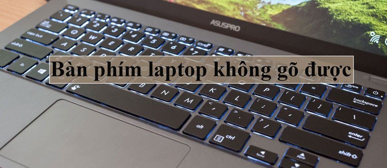 Hình ảnh minh họa các nguyên nhân khiến không sử dụng được bàn phím laptop