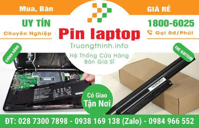 Hình ảnh pin laptop mới và cũ, minh họa dịch vụ thay pin laptop giá rẻ tại TPHCM