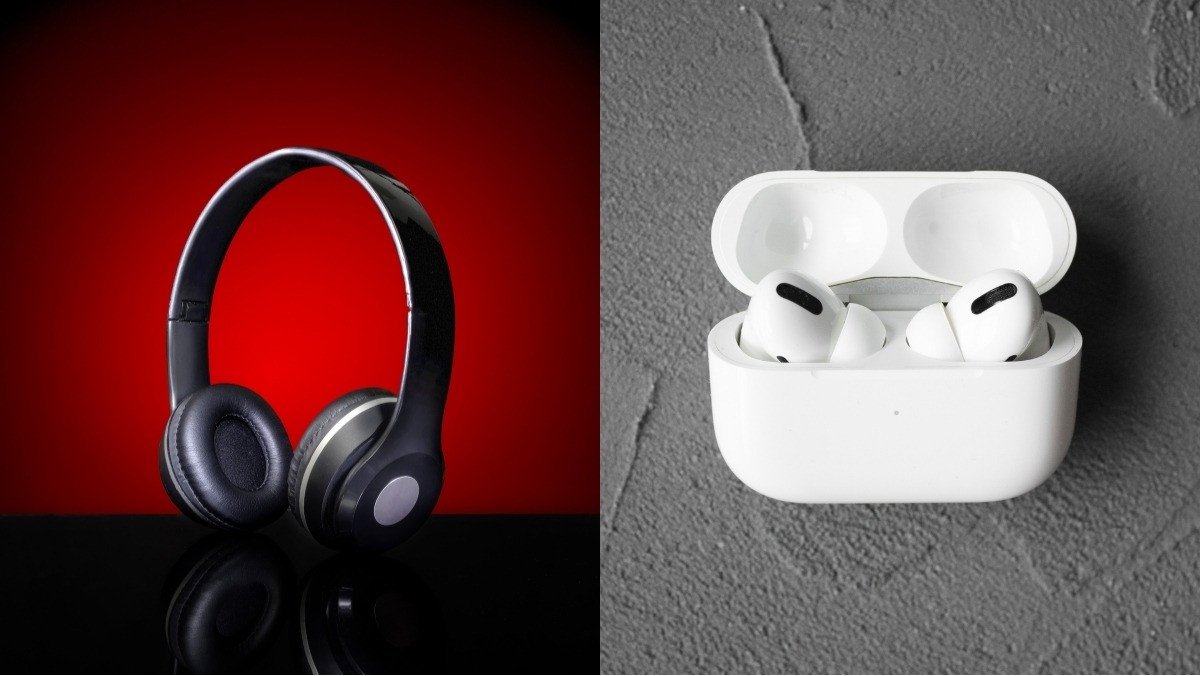 Hình ảnh so sánh tai nghe Bluetooth và tai nghe True Wireless