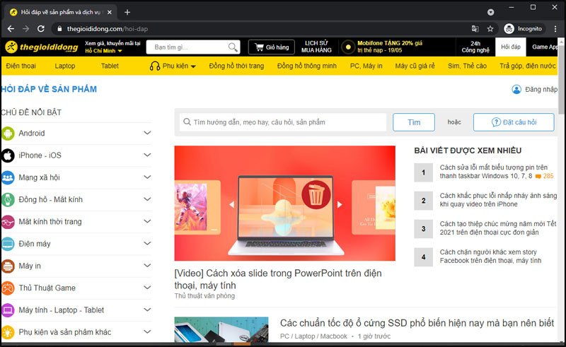 Hình chụp màn hình 1 cửa sổ bằng tổ hợp phím tắt Alt + Print Screen
