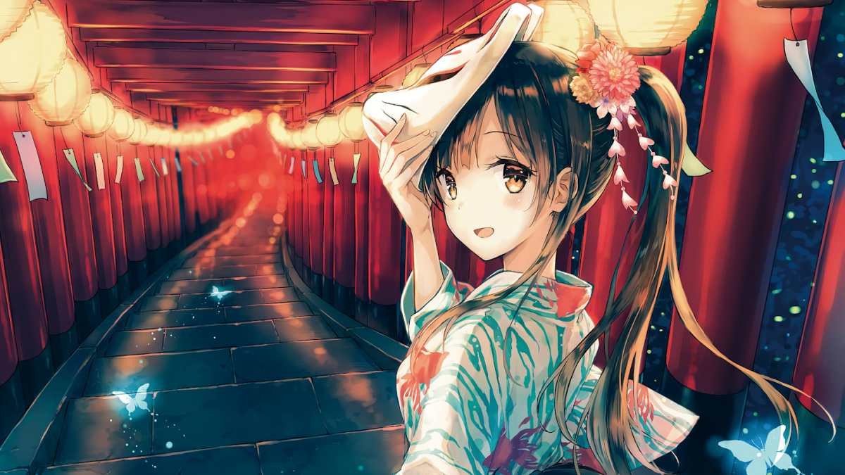 Hình nền anime nhân vật nữ chiến binh