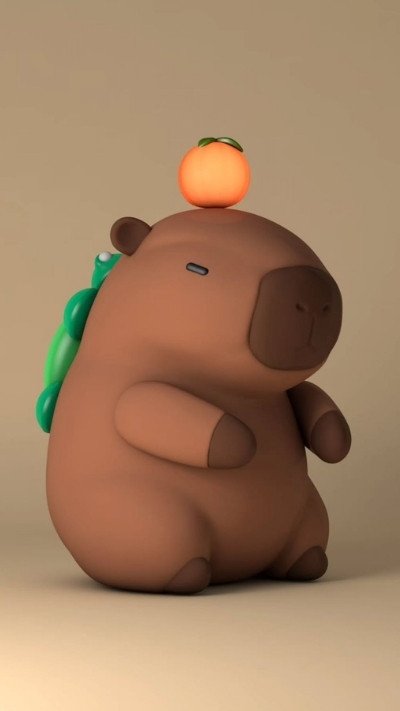 Hình nền Capybara 4K sắc nét cho laptop