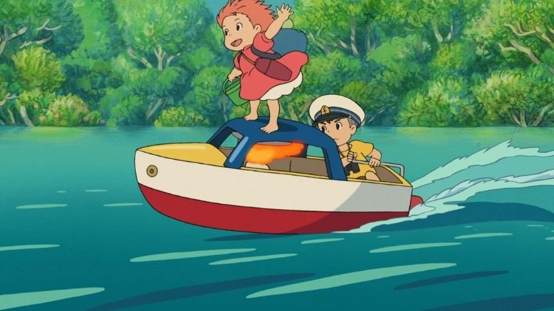 Hình nền desktop ngộ nghĩnh phong cảnh anime tươi sáng