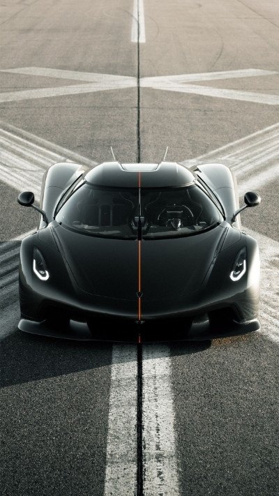 Hình nền laptop 4K siêu xe Koenigsegg Jesko màu xanh dương