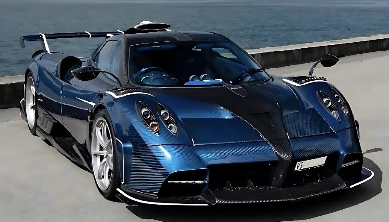 Hình nền laptop 4K siêu xe Pagani Huayra màu bạc