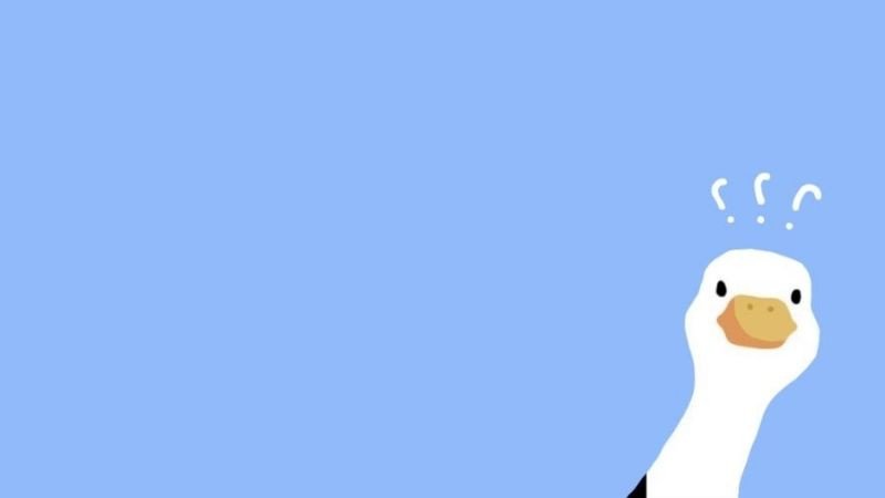 Hình nền laptop dễ thương màu xanh có hoa