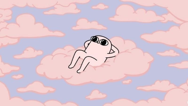 Hình nền laptop dễ thương với những chiếc bánh ngọt pastel