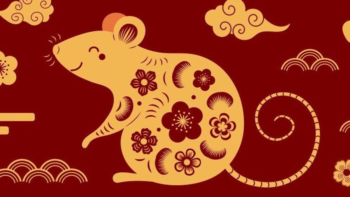 Hình nền laptop thu hút tài lộc cho người tuổi Tý với hình ảnh chú chuột thông minh