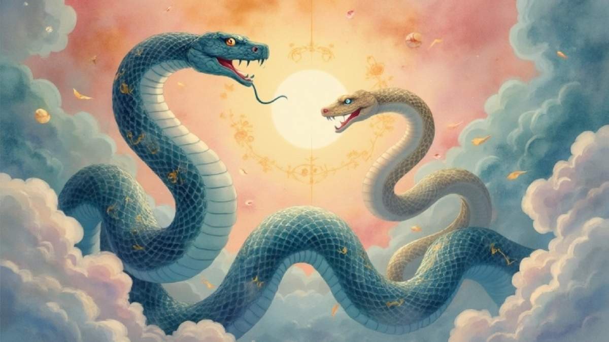 Hình nền laptop thu hút tài lộc cho người tuổi Tỵ với hình ảnh rắn vàng tinh xảo