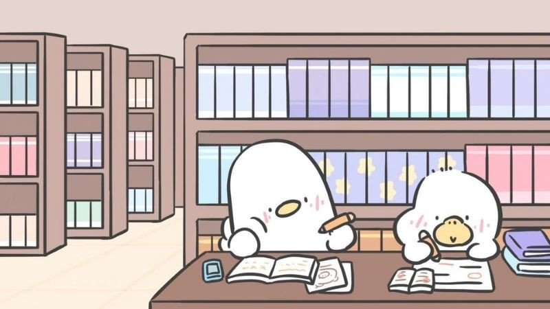 Hình nền máy tính cute chú thỏ đang ngủ